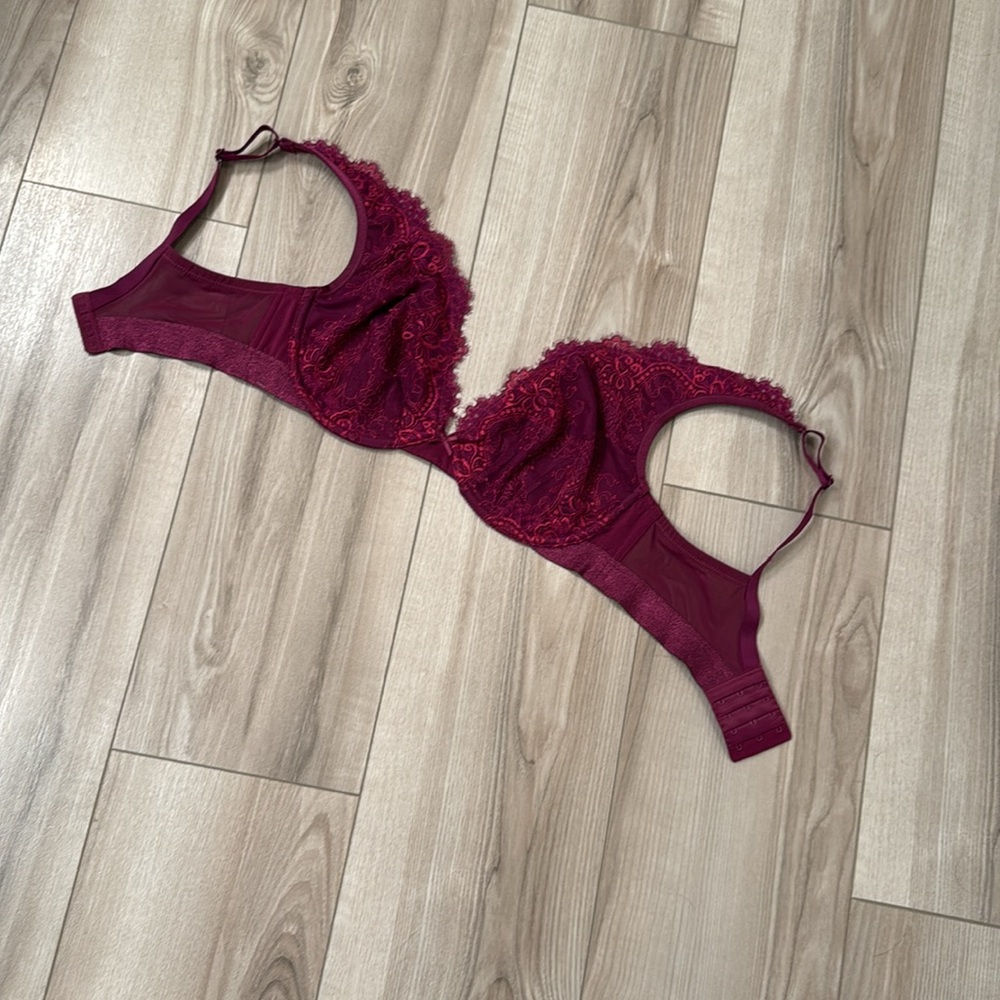 NWOT Cacique Lace Bra - 34 DDD(34F) - Picture 7 of 9